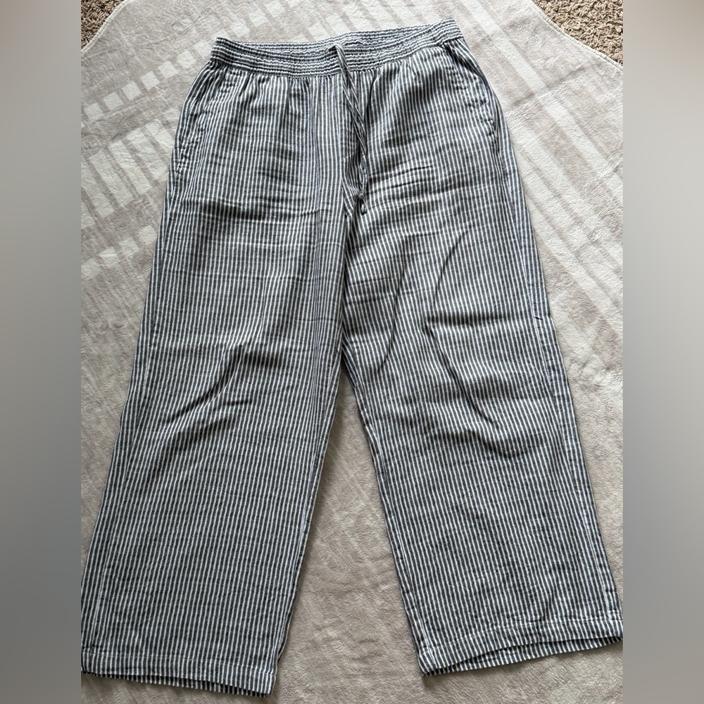 Old Navy wide leg linen pants